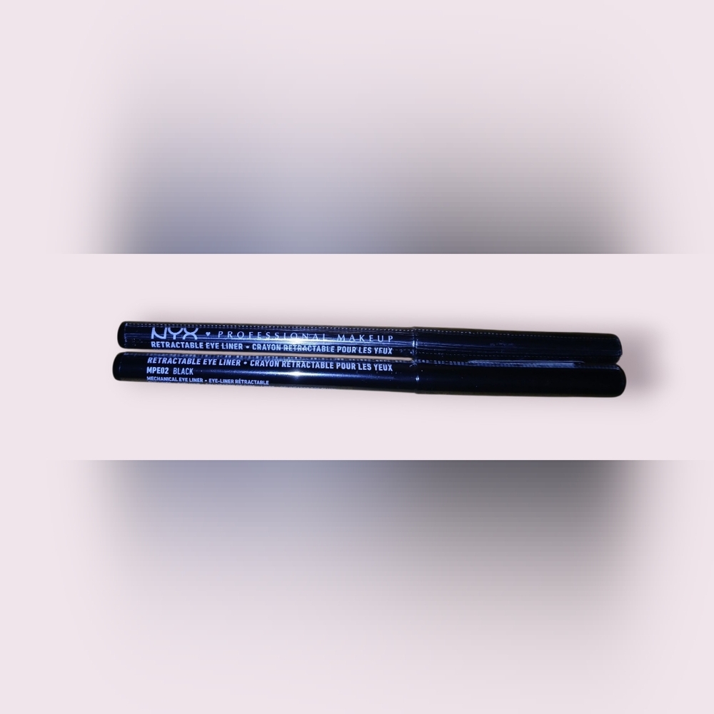 🌈 Lot Of 2-NYX Waterproof Mechanical Eyeliner Pencil, Black